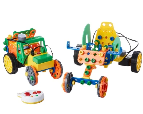 UARO MOVING Assembly Toy Motor Remote controller Battery case Buggy Car Toy Product Made Roborobo