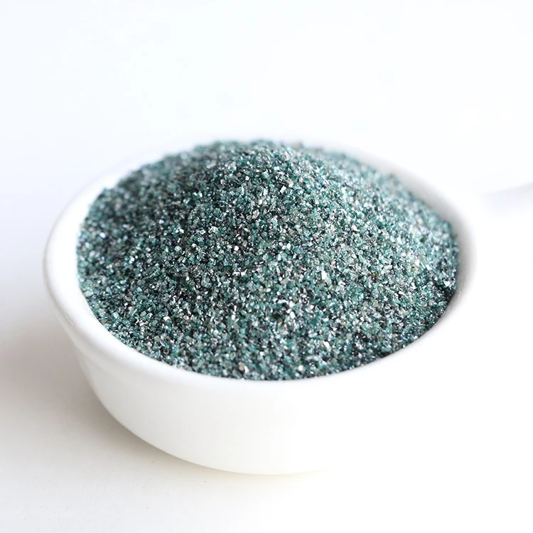Green sic 99.9% black silicon carbide sandblasting powder price