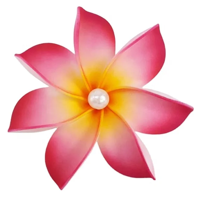 Best seller good quality Handcraft Handmade artificial tahitian foam flower with special tattoo and color pattern