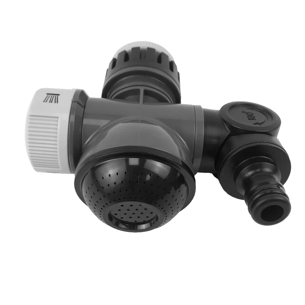 3-Function Quick Connector Faucet Tap Garden Outdoor 180 Swivel Hose Plastic Individual Control Avoid 180 Swivel Hose Connector