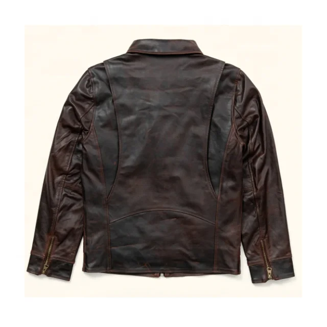 2023 Modern Style Custom Logo Men Comfortable Leather Motorcycle Jackets Available On Wholesale Price