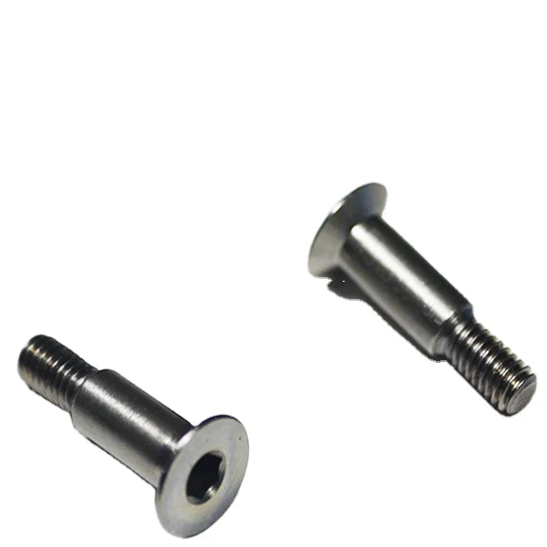 Stainless Steel Milling Hex Socket Flat Head Shoulder Machine Screw