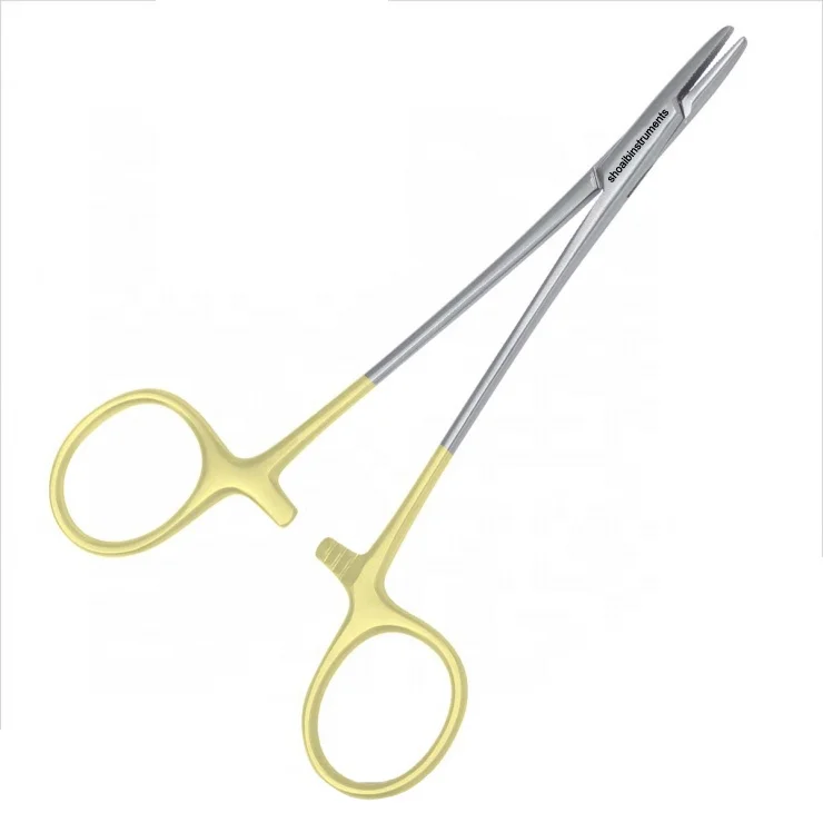 Hegar Baumgartner игольчатый держатель TC инструмент/медицинское оборудование/Золотая нержавеющая сталь хирургический