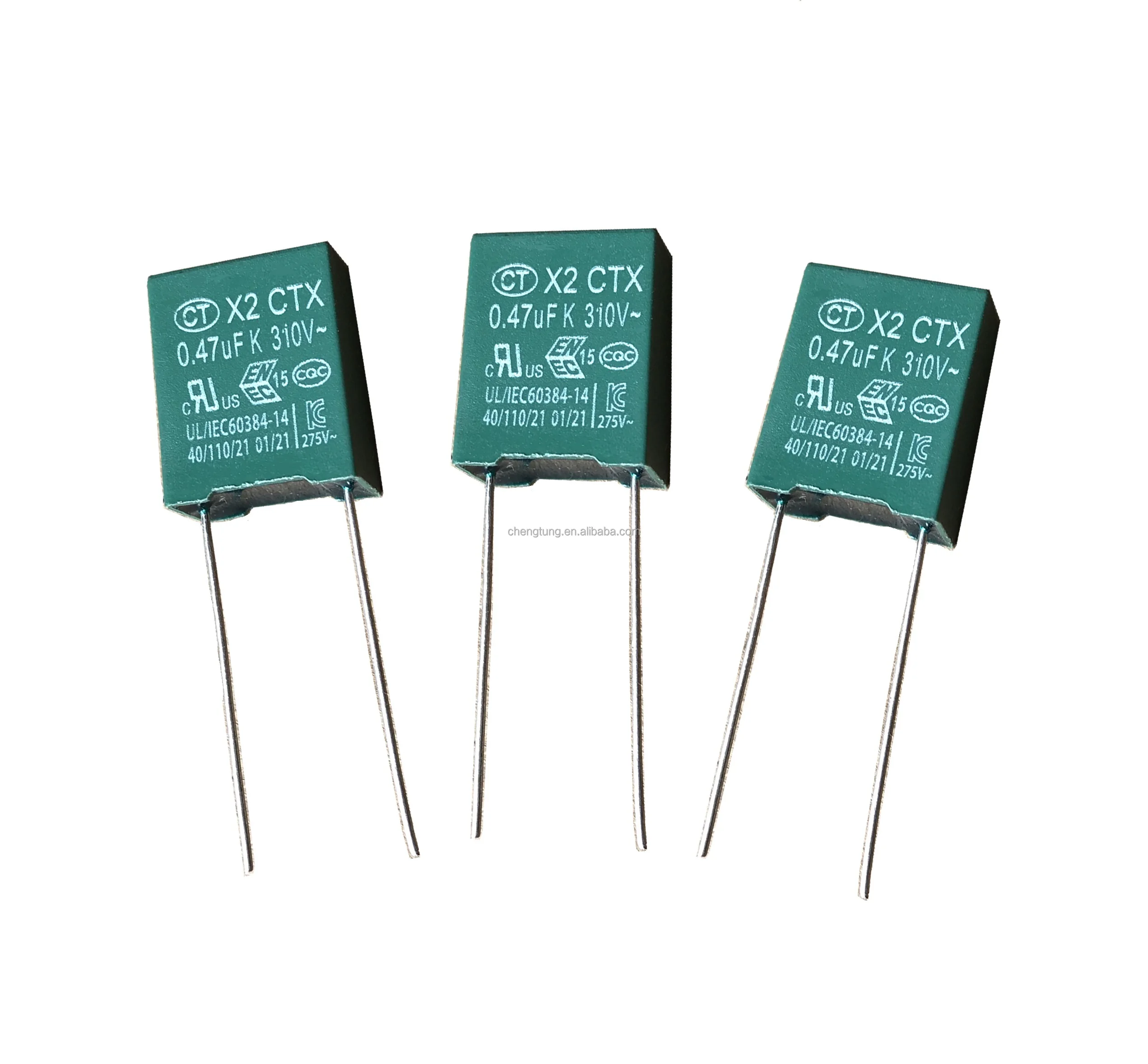 Защитный конденсатор из металлизированной полипропиленовой пленки X2