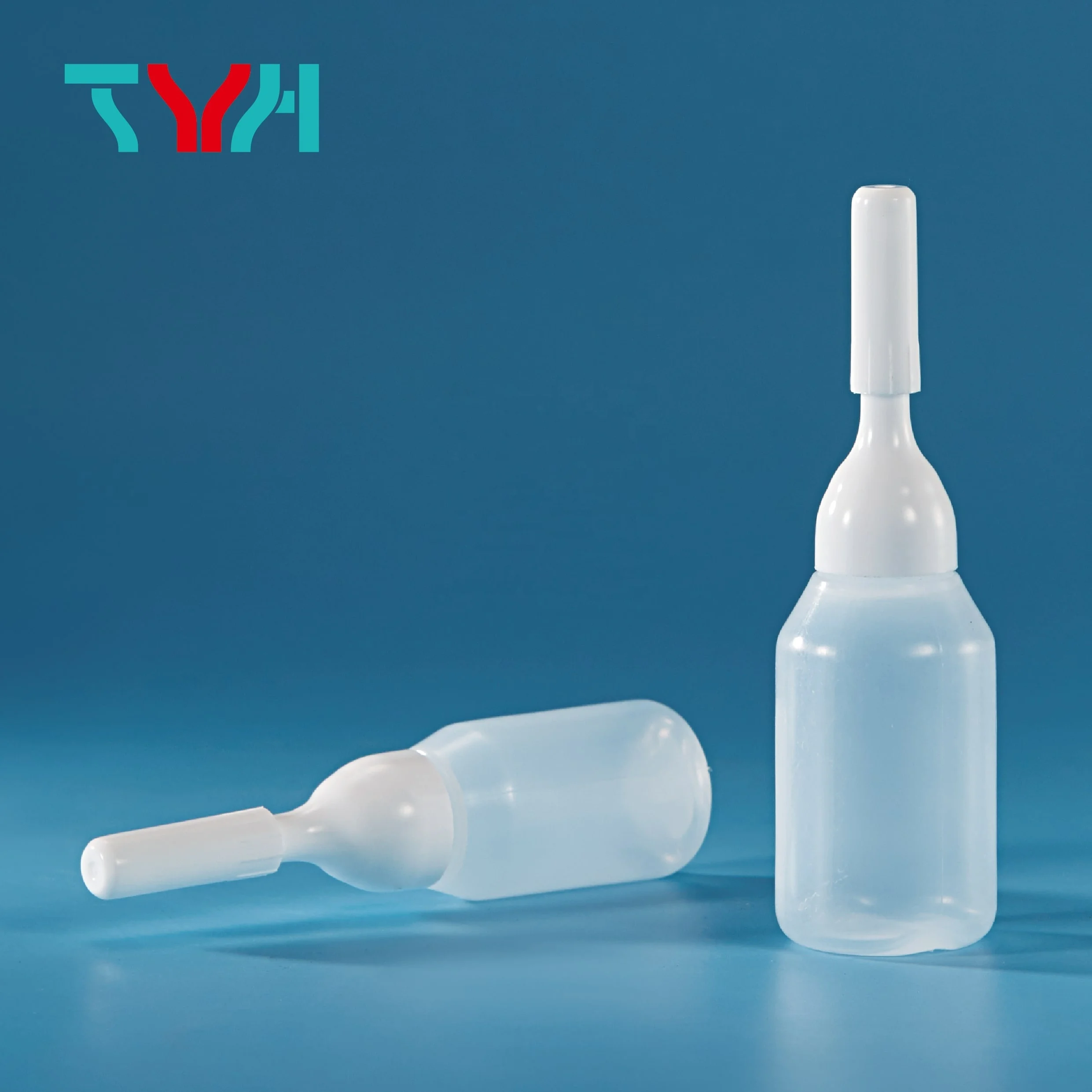 10ml LDPE Round Soft Plastic Dropper Serum Bottles | Squeezed Ampoules with PP Screw On Nozzle Cap for Beauty Care (HN Series)