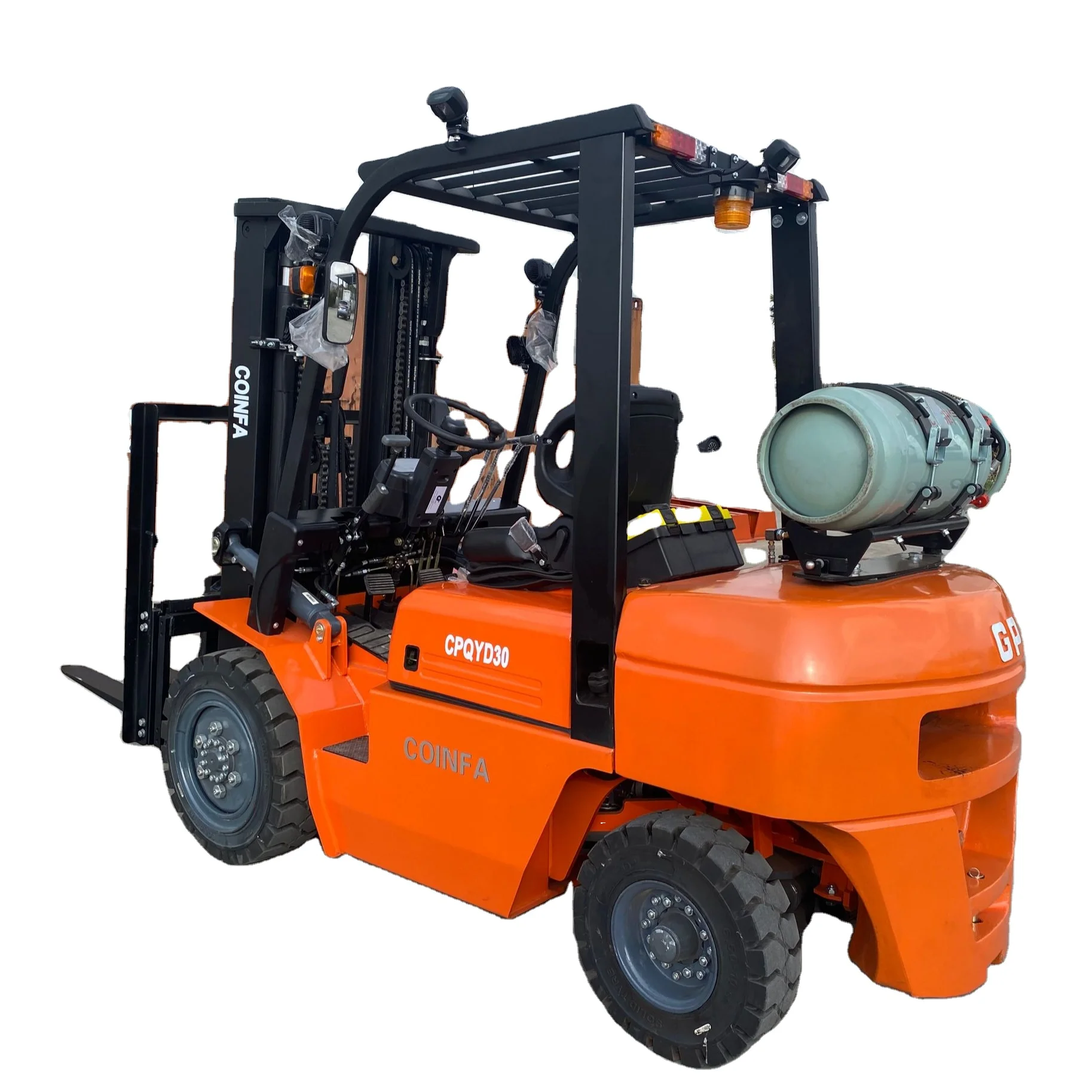 2T 3 Tons LPG Forklift With Japan nissan Forklift Engine