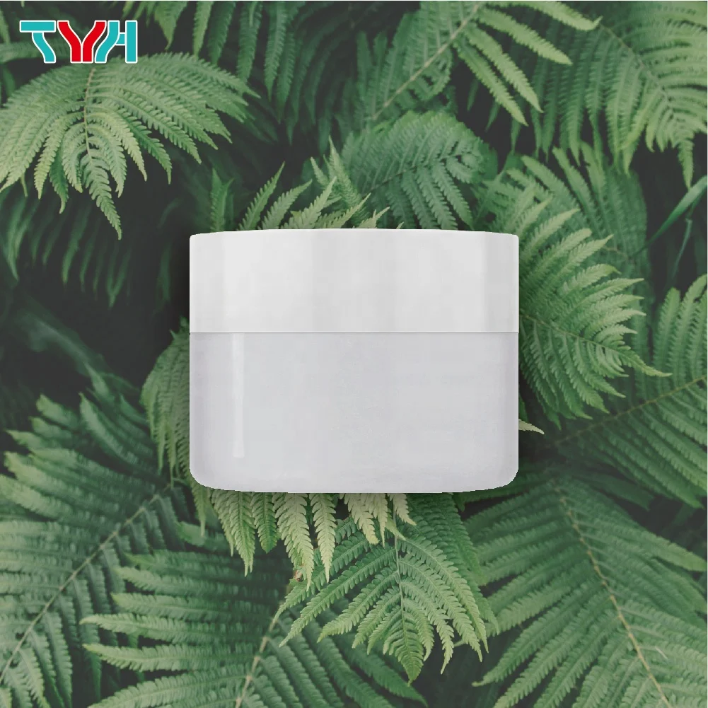15ml-250ml PP Pure White Natural Color Plastic Single-wall Cream Jar with PP Cap Lid (TA-PP Series)