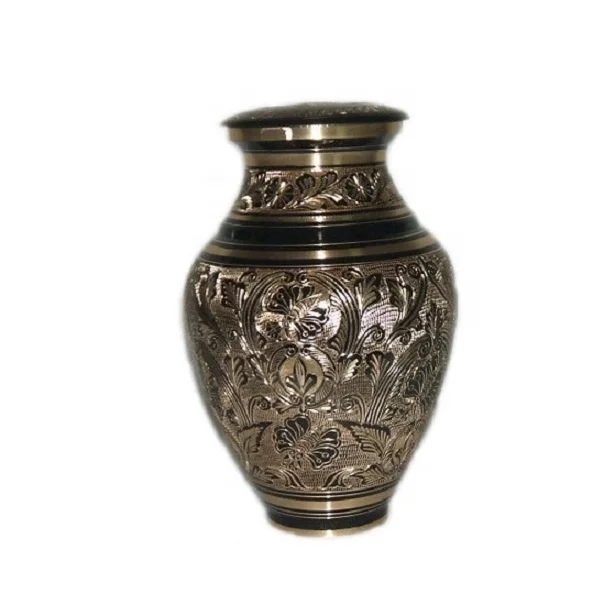  Цветные эмалированные металлические урны Khakis среднего века дизайнерские для кремации взрослых похоронные оптом