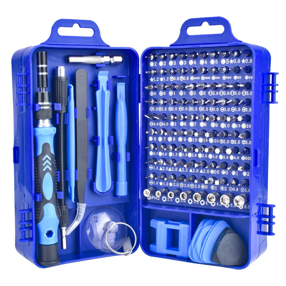 115 in 1 Precision Screwdriver Set Professional Screwdriver Bits Set Magnetic Electronics Repair Tool Set
