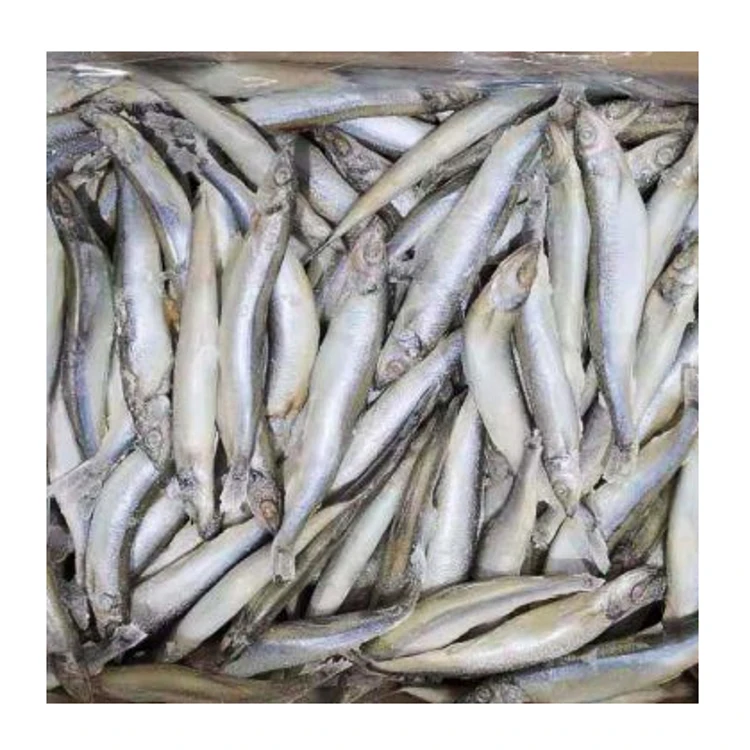 High Quality Frozen Seafood Whole Frozen Female Capelin Fish For Supplie