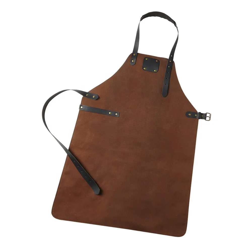 High Quality Welding Apron Leather Cowhide Split Leather High Quality Safety Leather Apron