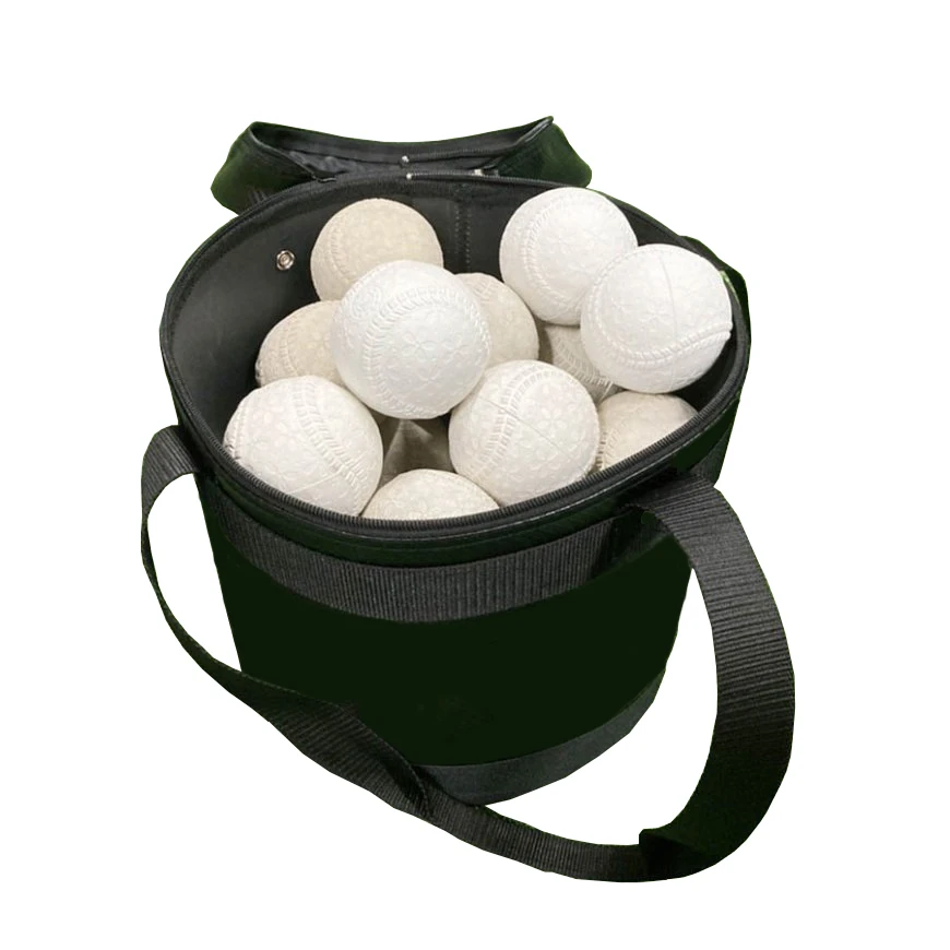 baseball bucket balls with storage bag