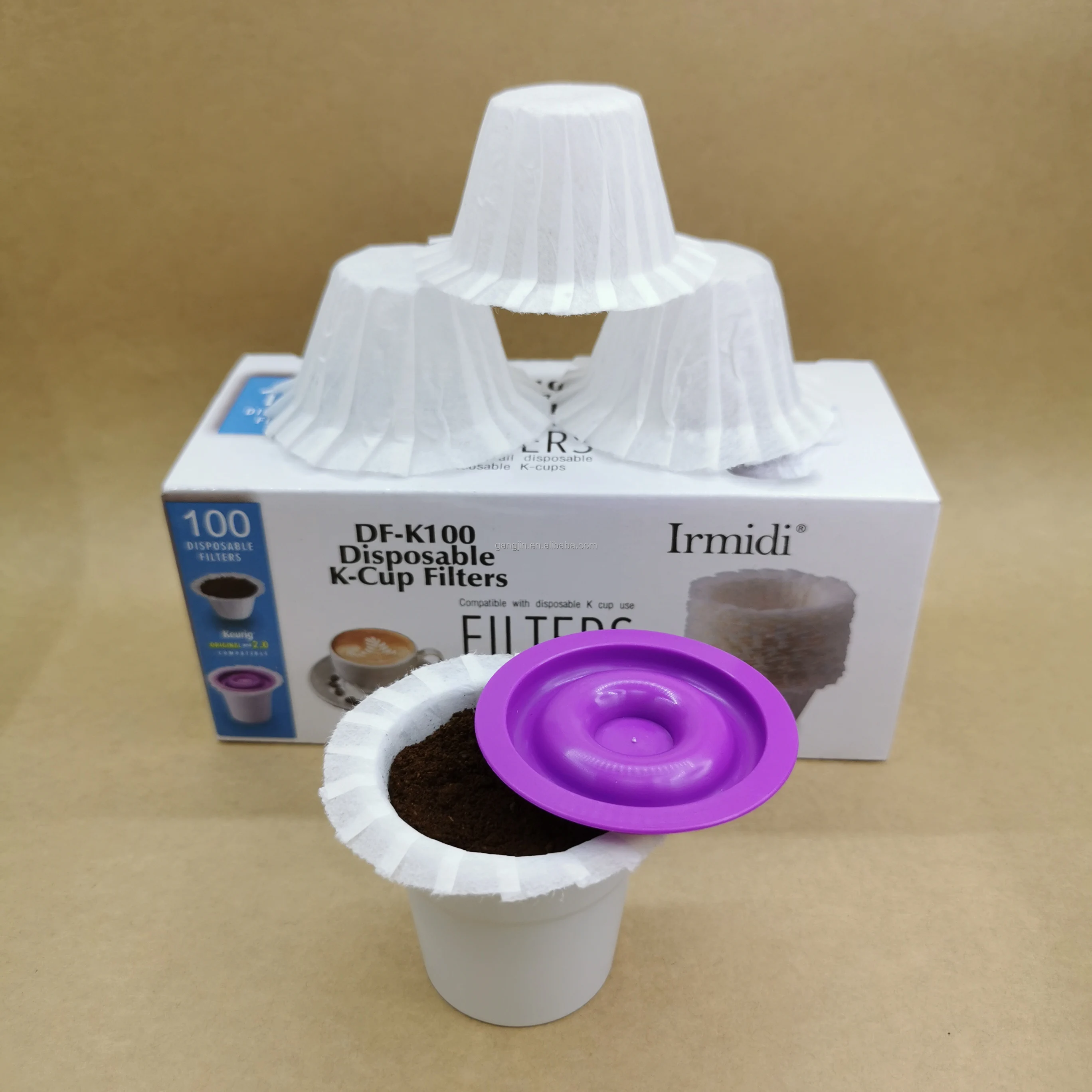 Amazon hot selling product Disposable paper filters High quality coffee filters K-cup filter