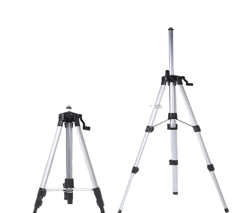Hot Selling Cheap 1/1.2/1.5m laser level tripod spare parts telescopic holder with lightweight aluminum alloy
