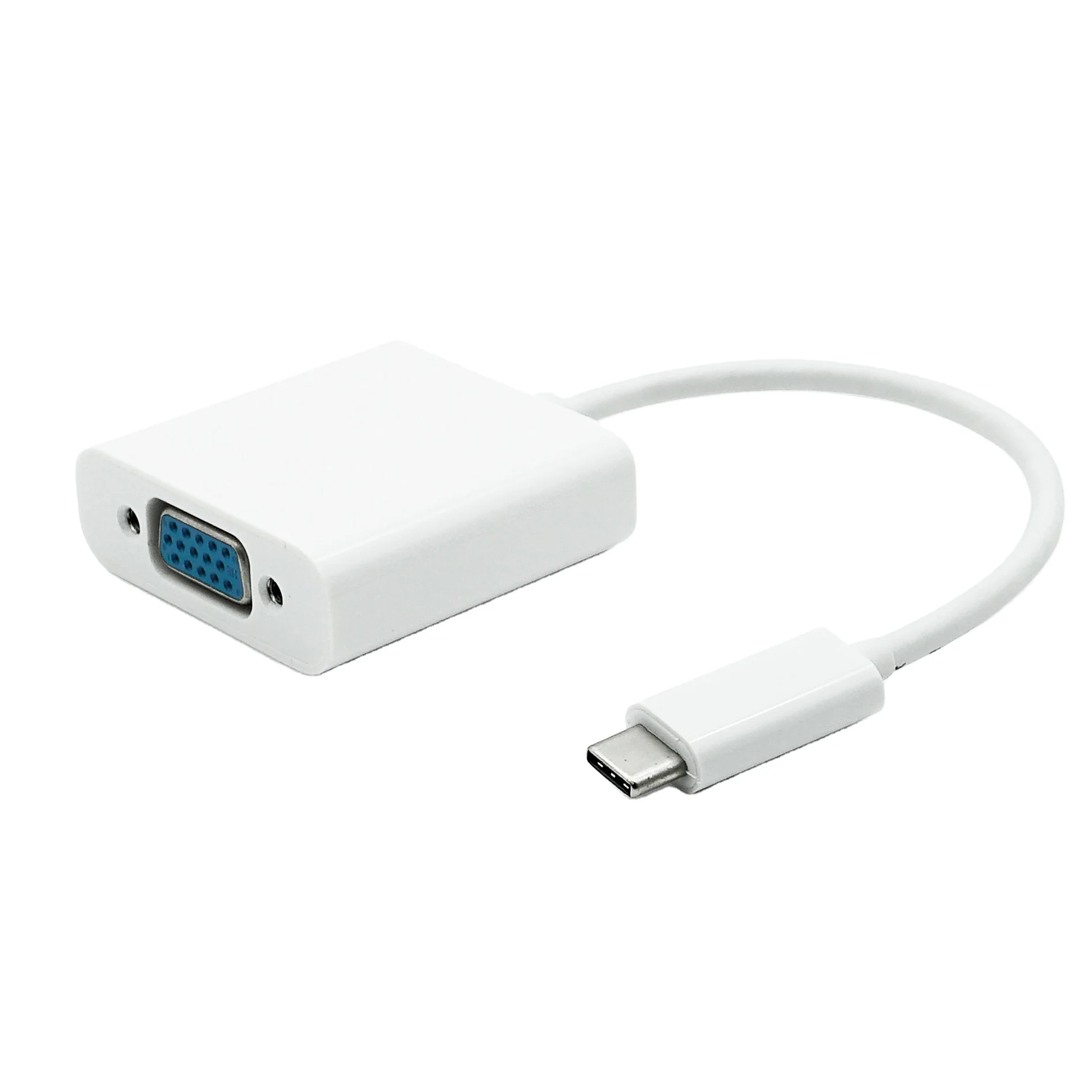 USB 3.1 Type-C Male to VGA 1080p Full HD Female Adapter