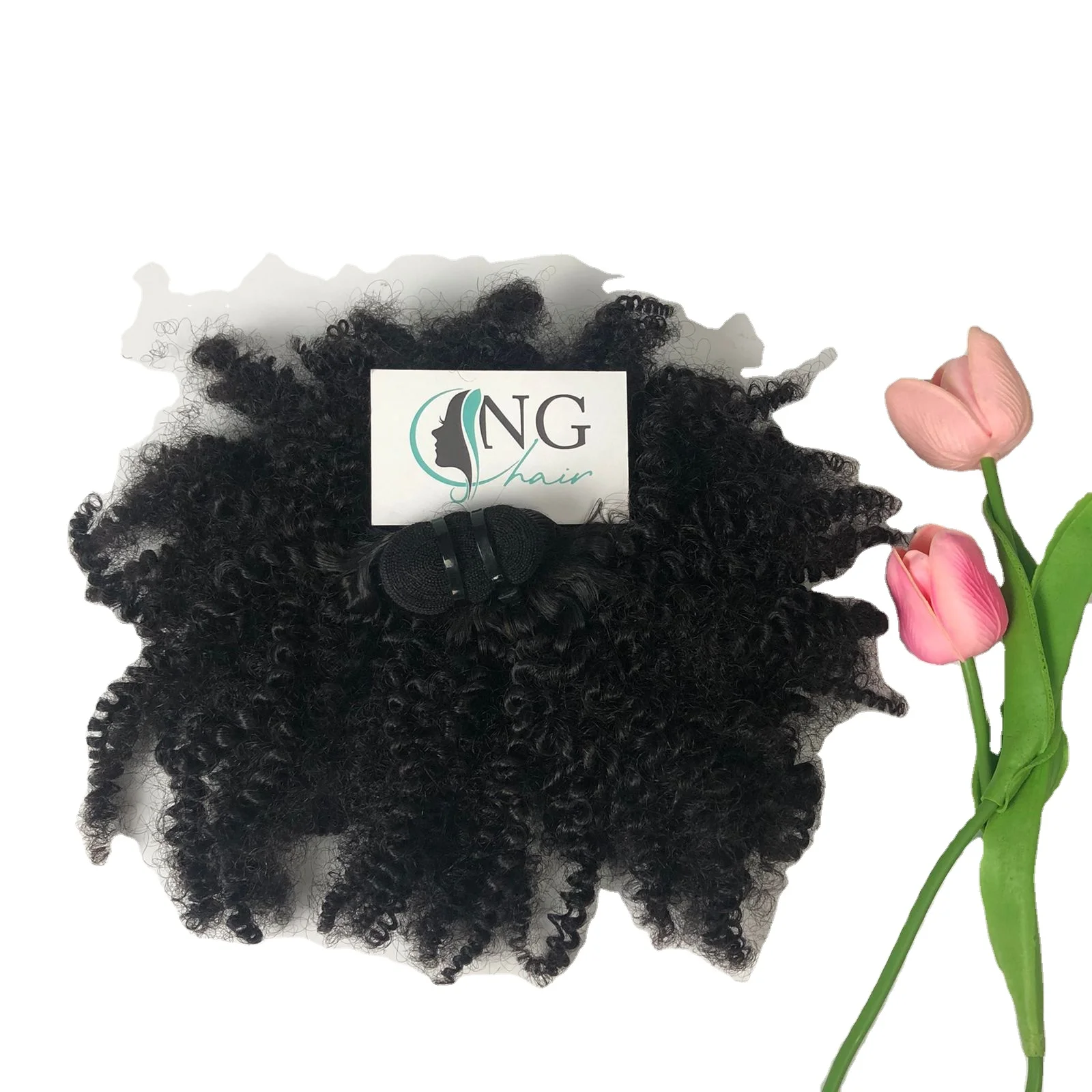 Original Vietnamese Hair Afro Kinky Weft Hair Extensions No Genius Weft All Color For Women Virgin Human Hair