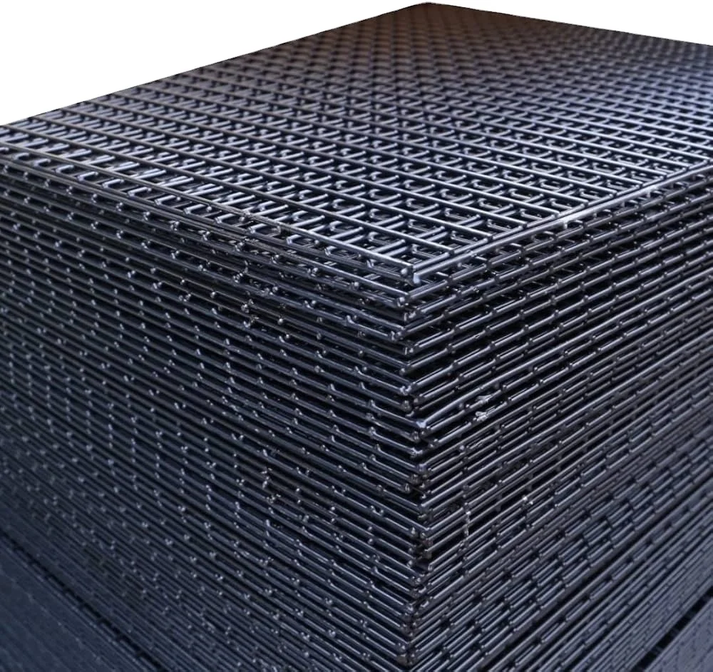 Низкая цена 2x2 2x3 2x4 черная проволочная сетка с ПВХ покрытием дешевая 6 калибра сварная из панель для продажи