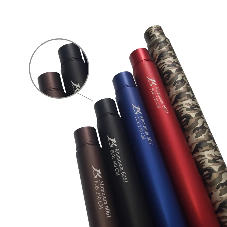 Blue camping tarp metal tent pole frame part