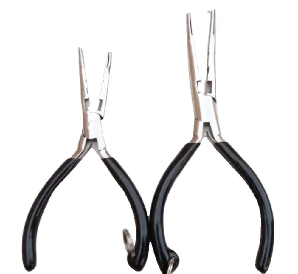 Оптовая продажа, высококачественные рыболовные аксессуары из нержавеющей стали, рыболовные плоскогубцы с пользовательской цветной ручкой из ПВХ