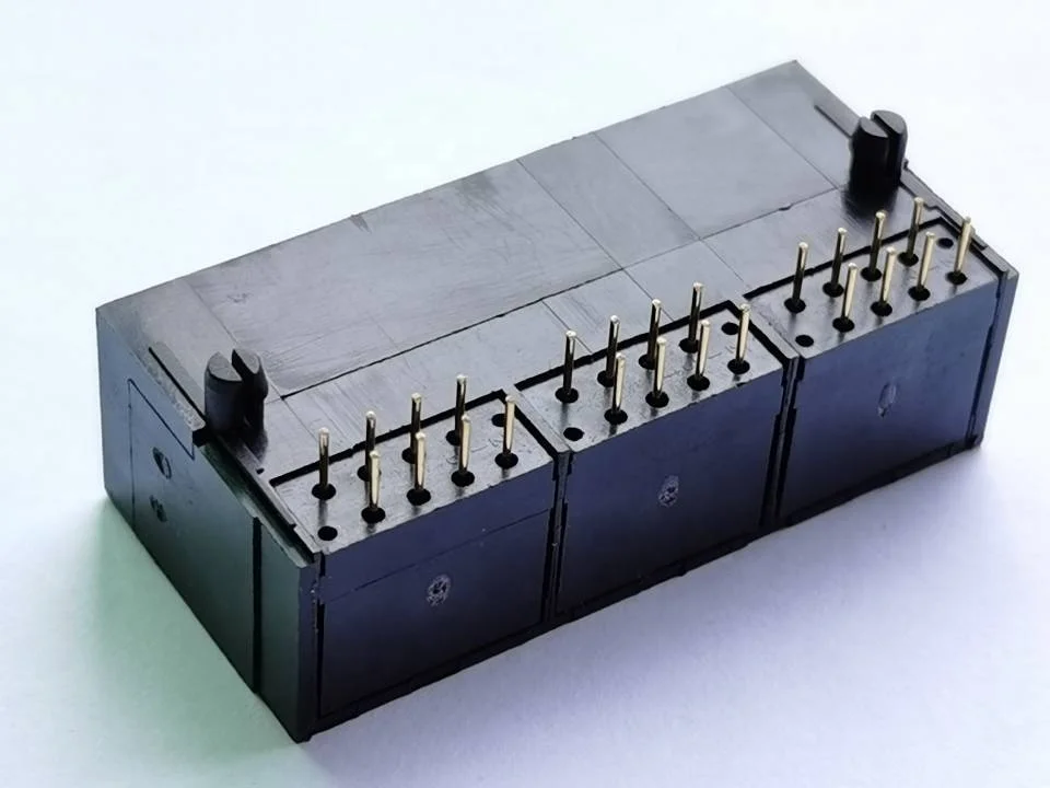 Заводская цена порт RJ45 1X3 без экрана 10P8C для ethernet