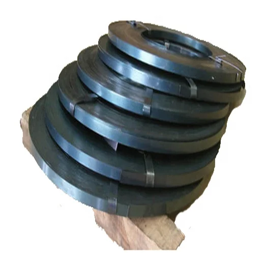 Manufacturers source direct sales steel strapping Painted Black Steel Strapping metal banding strip