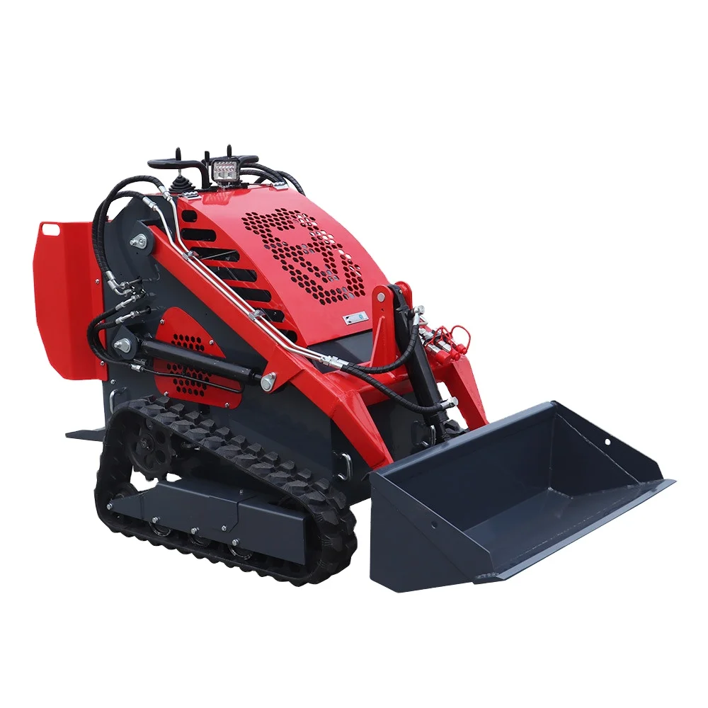 EPA Approved Mini Skid Steer Loader from China Used Condition with Bucket and Gearbox Attachments Engine Core Component