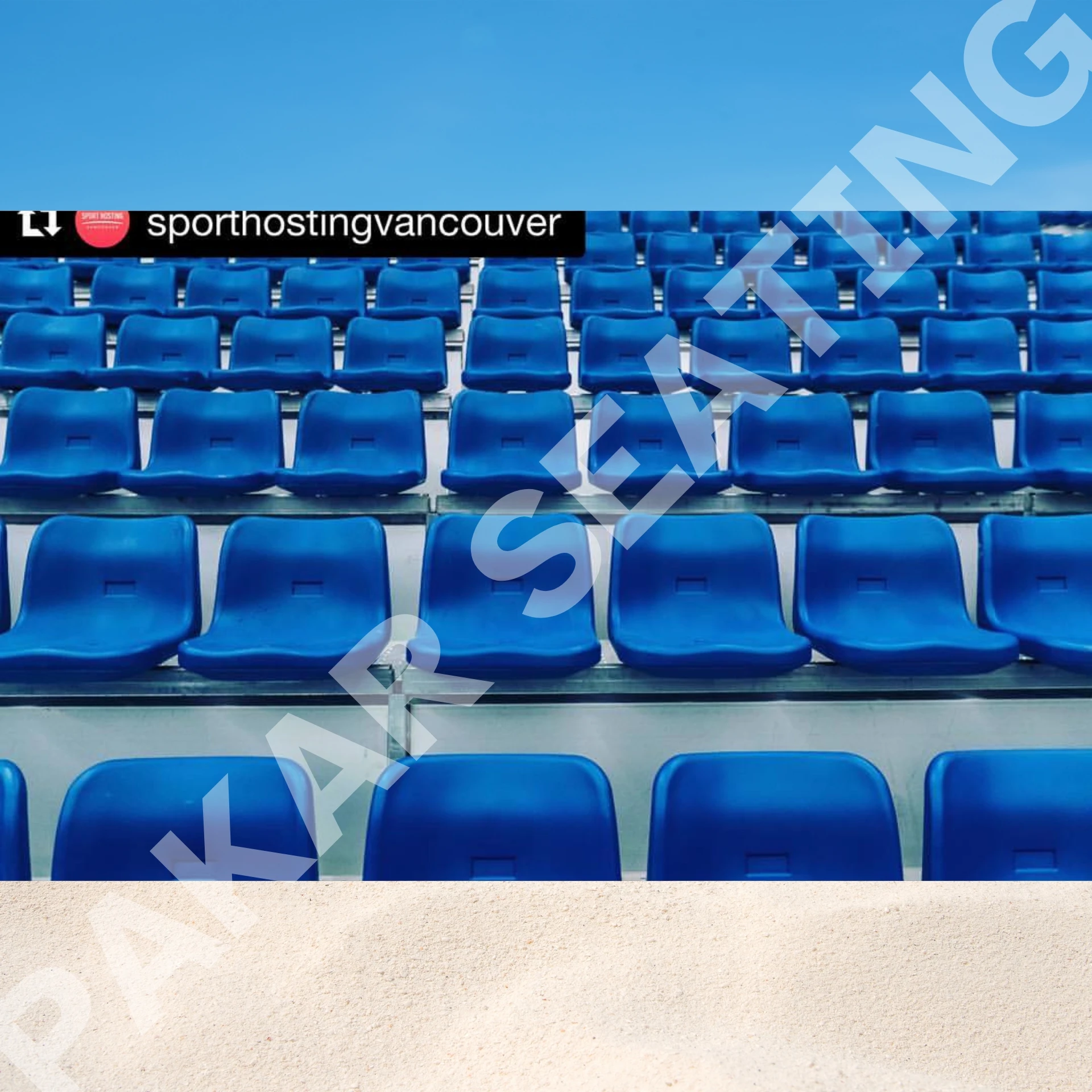 Bleachers for Oval Football Stadium Seating Solution