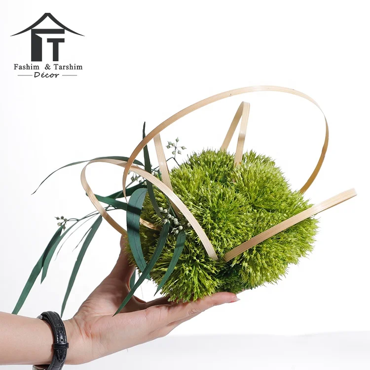 Wedding Centerpiece Flower Home Decor Faux Silk Flower Bouquet Floral Stems Artificial Flower Ball