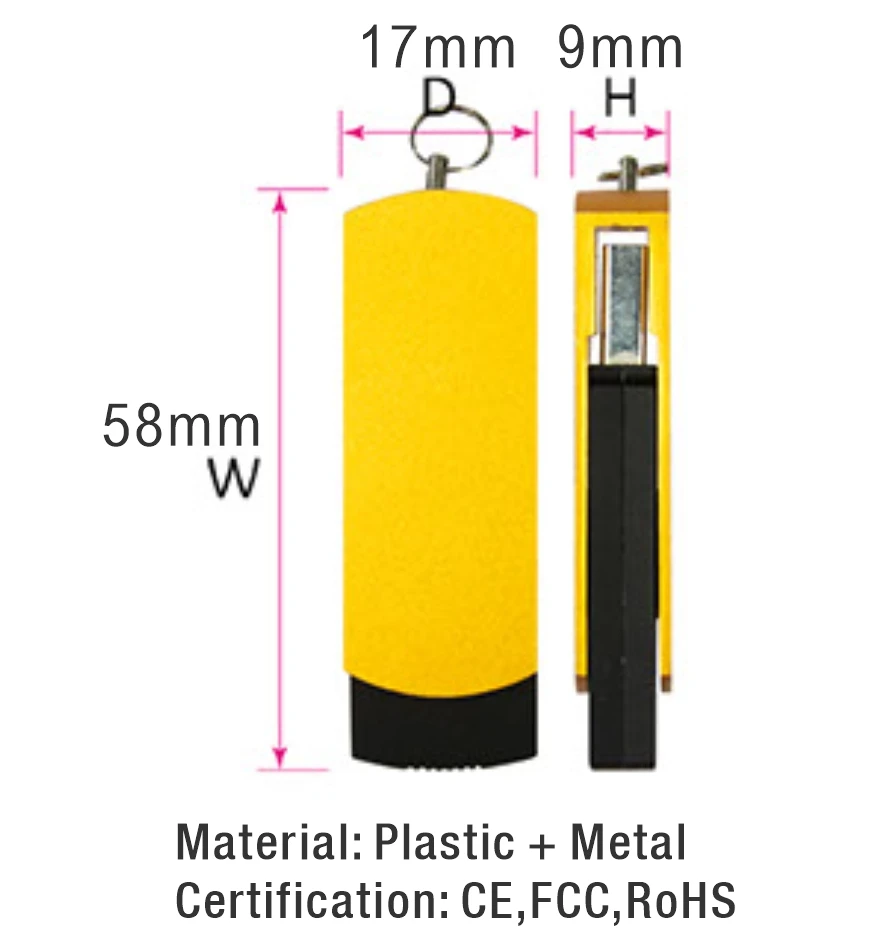 Rotary design metal Customized LOGO USB flash drive USB pen drive 3.0 2.0 write protect usb memory stick 16gb 32gb 64gb