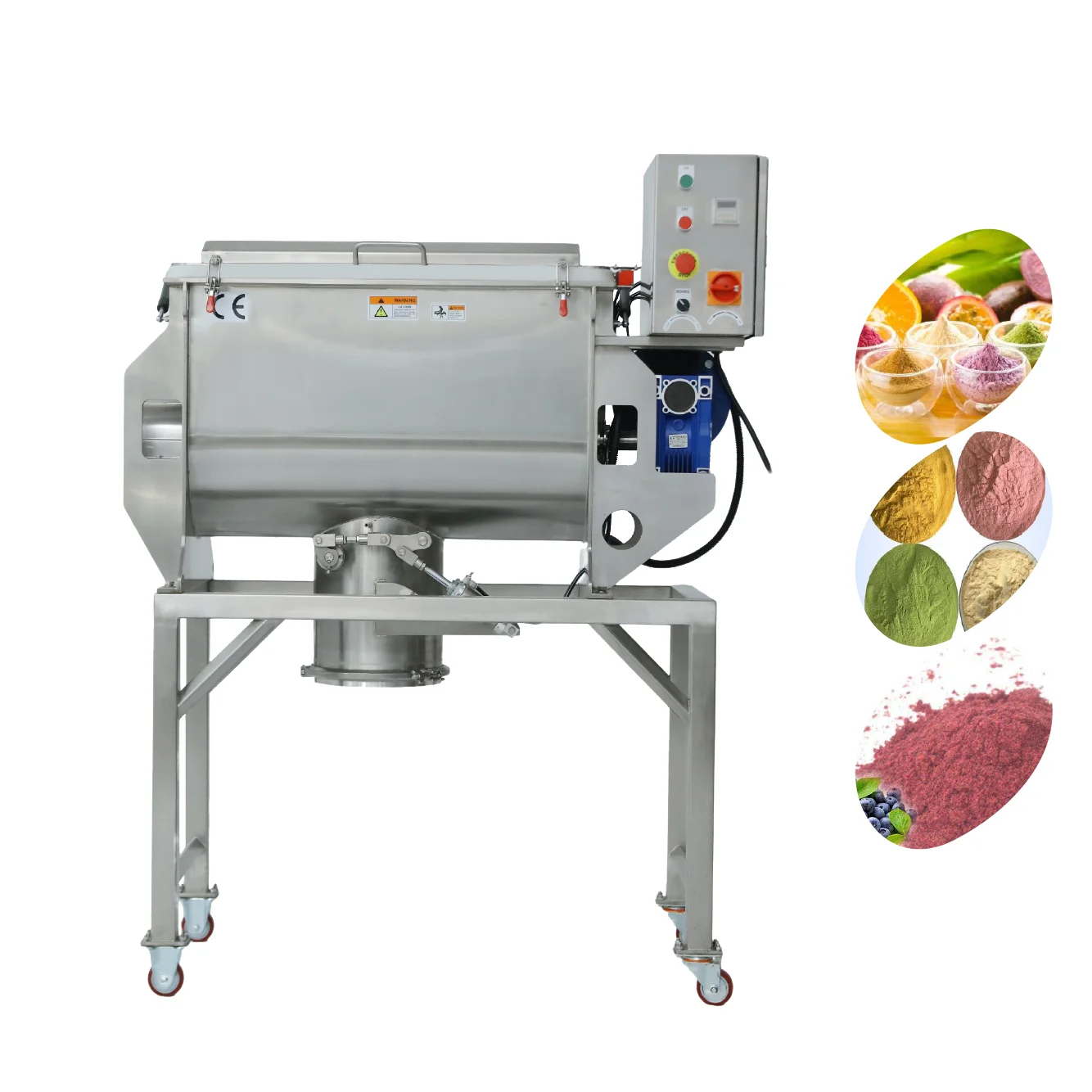 Automated 2000L Strawberry Blueberry Mango Dry Powder Mixing Machine
