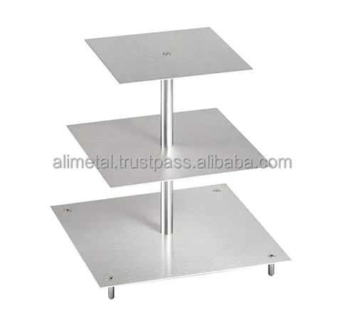 Customizable Modern Cake Stand Simple Metal Shape Metal & Resin Display Stand for Parties Weddings and Restaurants