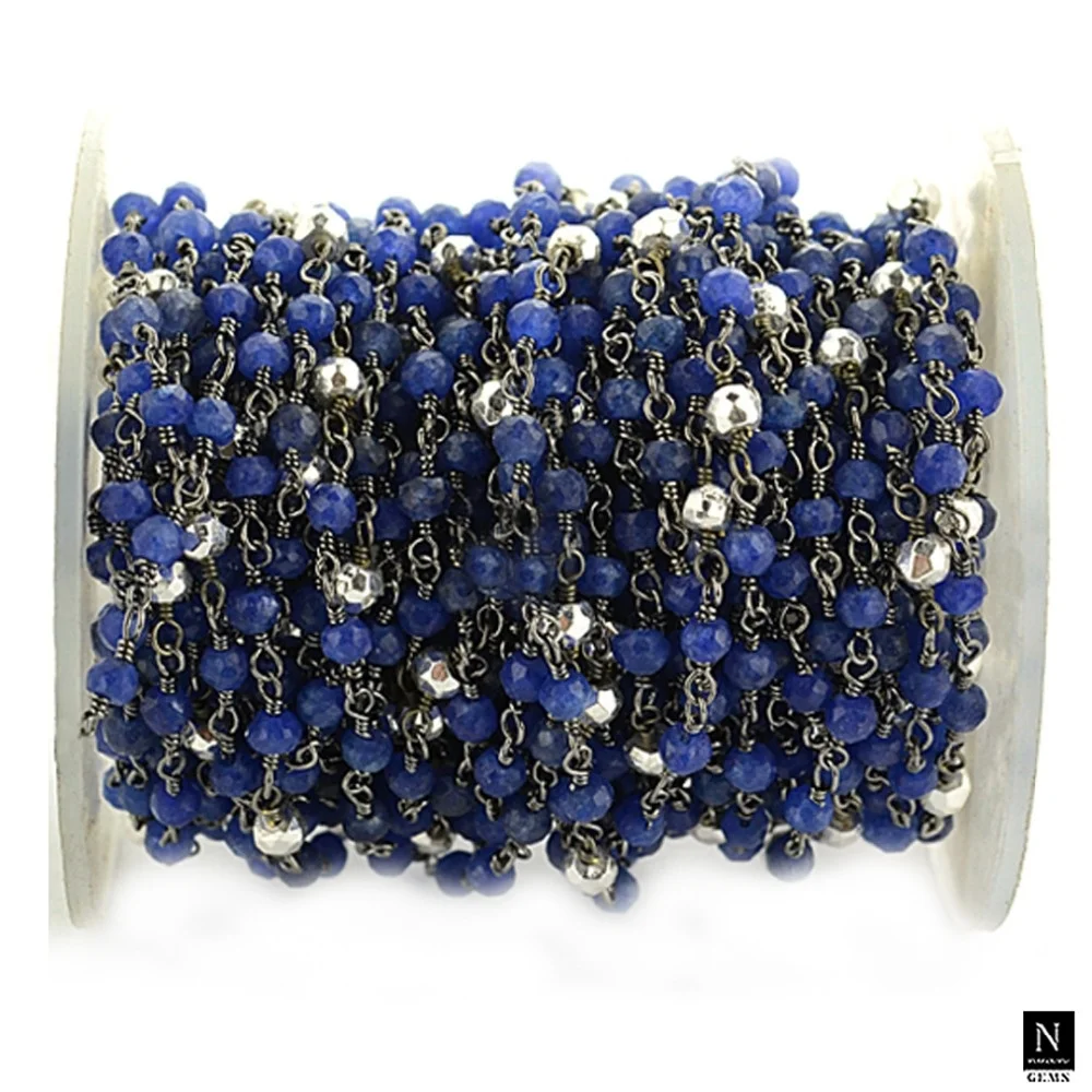 DIY Finding Green Onyx And Golden Pyrite Gemstone Rosary Chain Beads