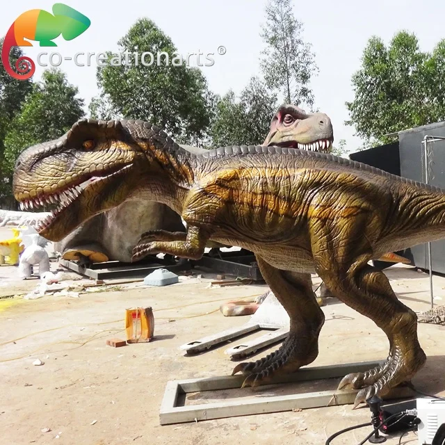 Юрский реалистичный Роботизированный аниматронный динозавр T-rex