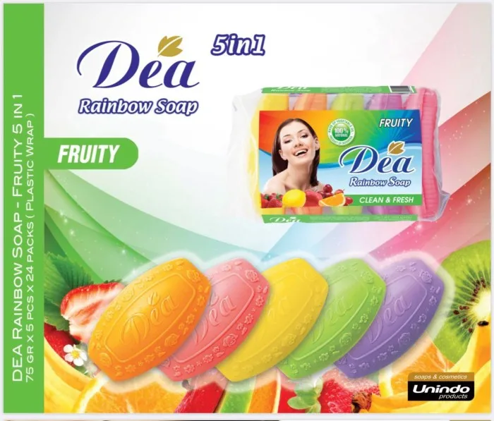 Direct Factory Custom 75 Gram Whitening Rainbow Beauty Bar Soap OEM ODM Halal  Brightening Rebranding Private Label Korea