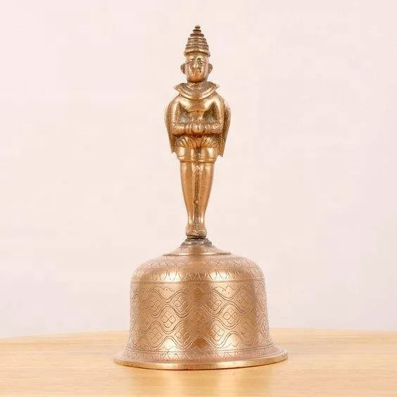 Elephant Brass Bell new Design brass Hand bell With new design handle Look Metal Peon Bell For Office