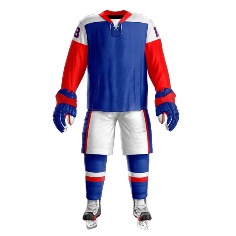 2024 Wholesale Best Quality New Style Sublimated Ice Hockey Uniform Fully Customized Ice Hockey Uniform Set