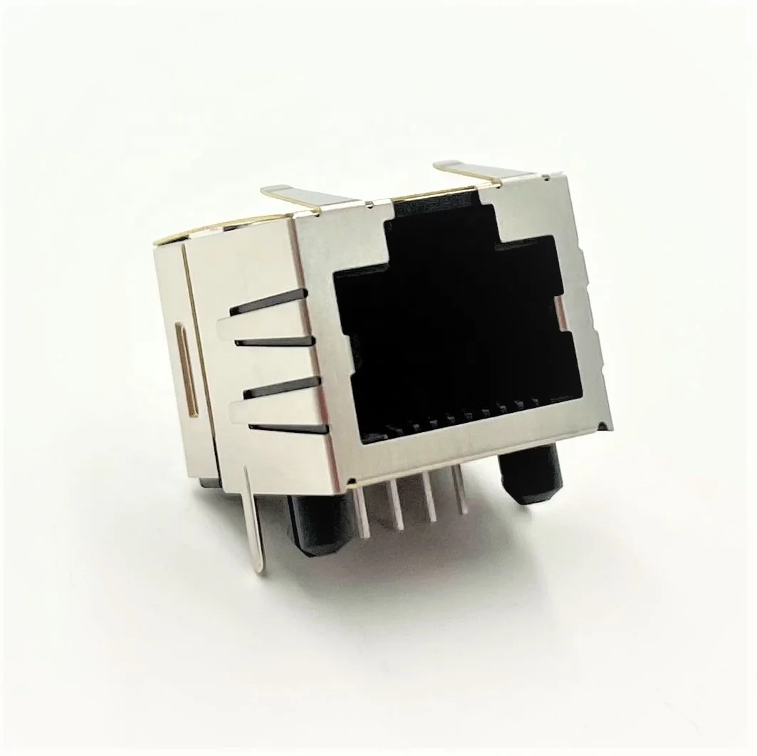 RJ45 Jack Female Connector Single Port Tab Up Shielded 8P8C electrical connectors