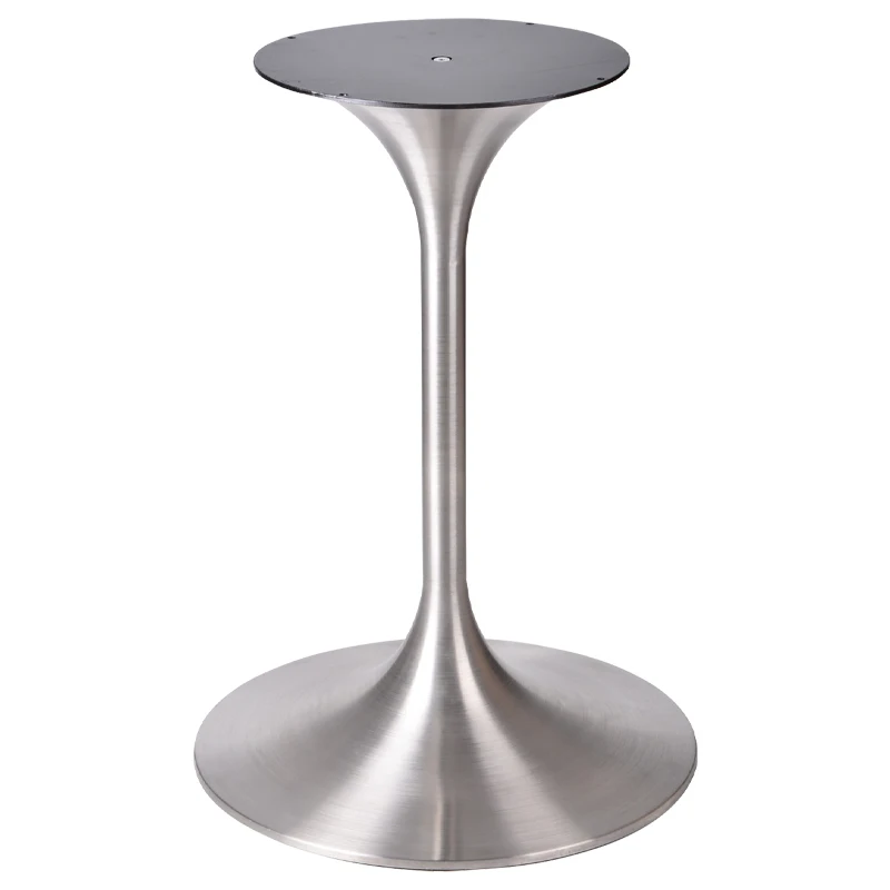 Customized DIY Metal Pedestal Iron Trumpet table legs feet stand simple round hotel coffee restaurant Tulip table base
