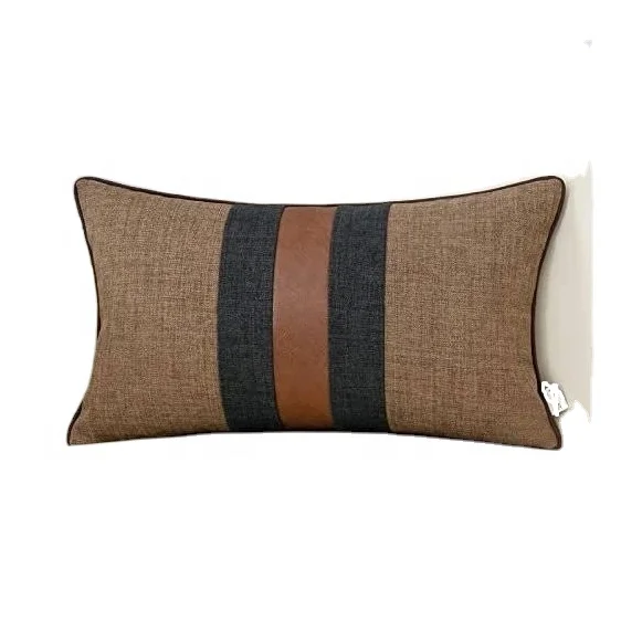 Top Quality Real Leather cushion Cover Made with Genuine Leather
