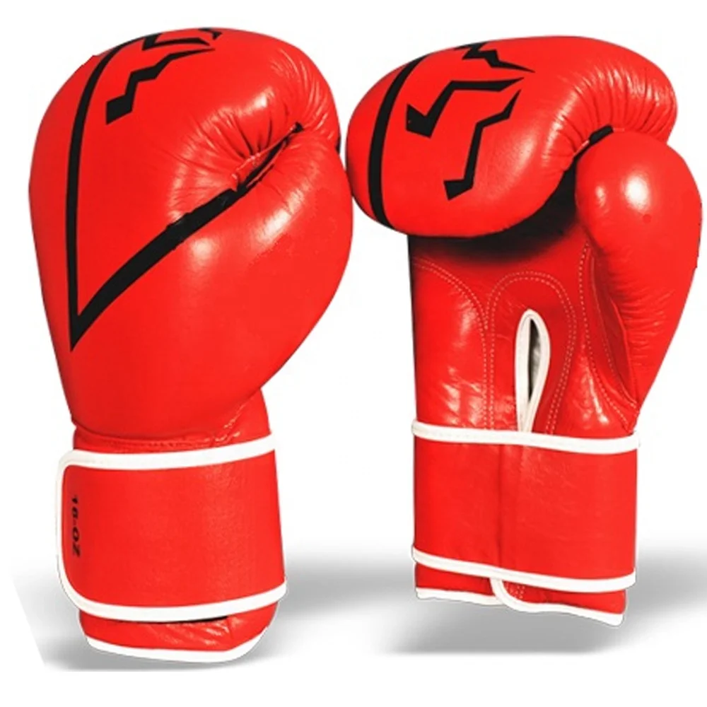  Боксерские перчатки с изогнутым фокусом-тренировочные из искусственной кожи