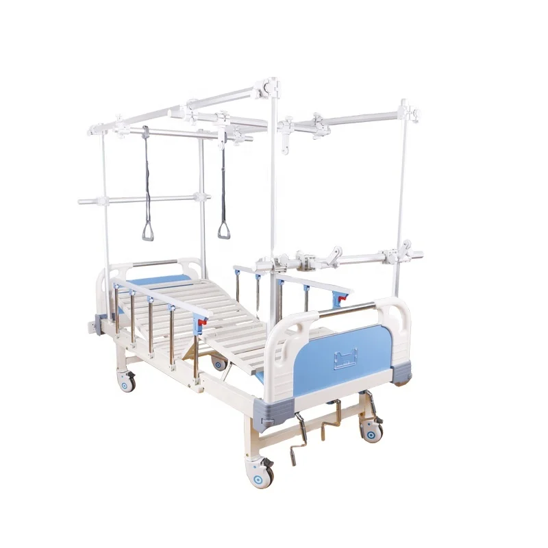 Factory Hot Push Lumbar Stainless steel  Orthopedic Traction Bed Hospital Patient Orthopedic Ward Traction Frame