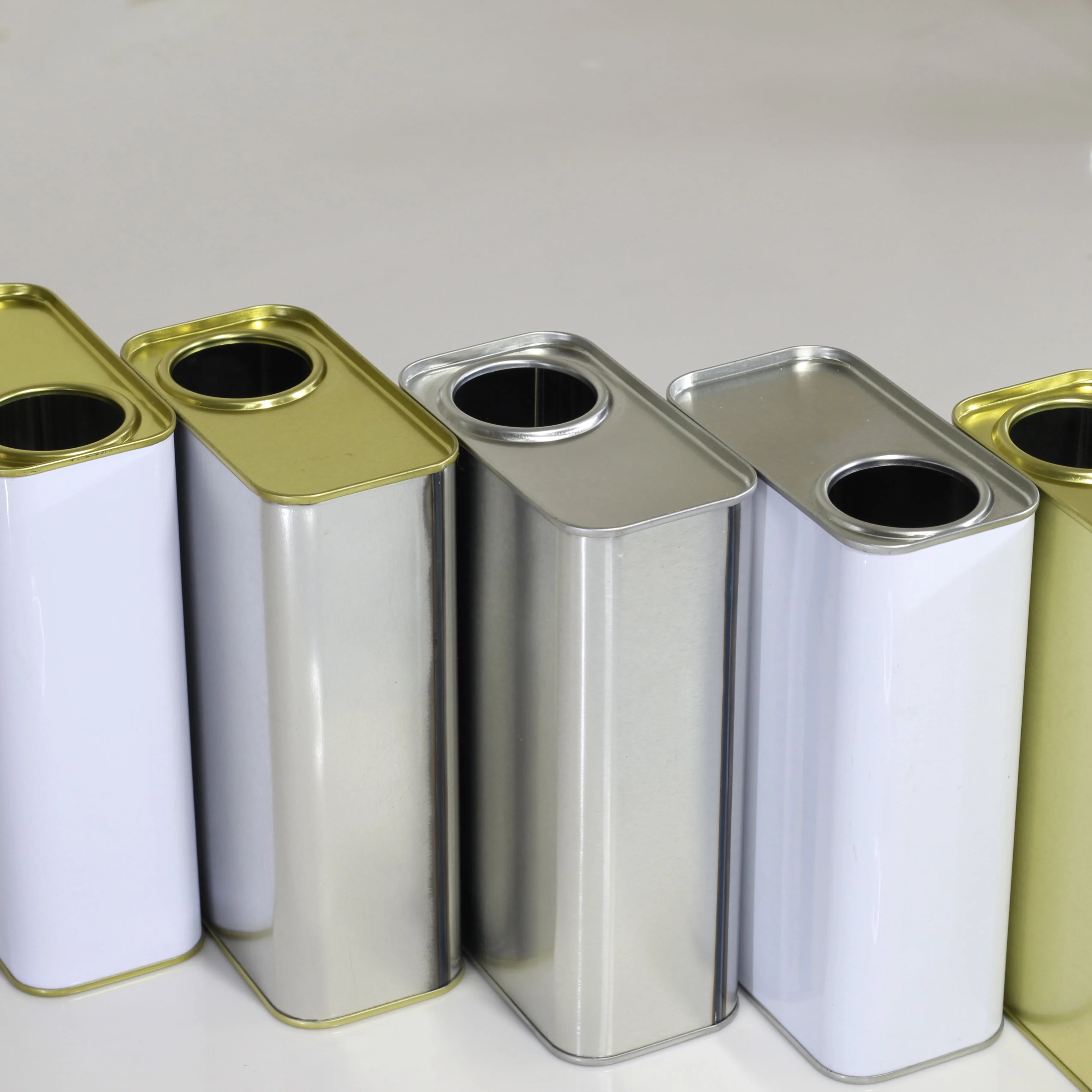 
Gold tin tin box packaging 150oz or more tin container with lid various kinds 