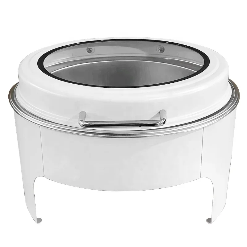 Restaurant Hotel Supplies Chaffing Dishes Buffet Catering Stainless Steel Dubai Royal White Chafing Dishes For Catering