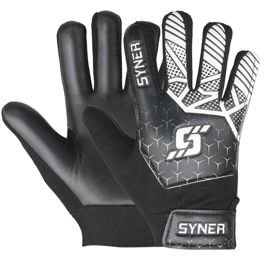 Custom Soccer Goalkeeper Gloves for Kids Boys Children Youth Football Strong Super Grips Protection kids Goalie Gloves