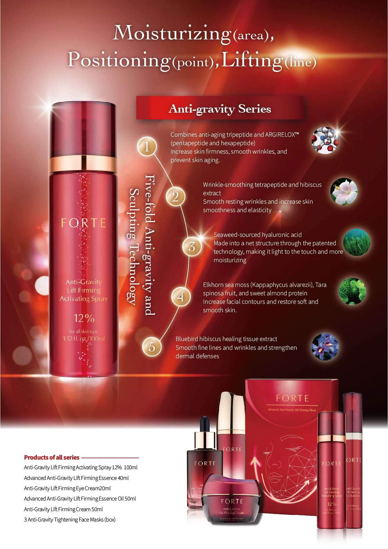 Face Care beauty products - Anti-Gravity Lift Firming Essence Oil