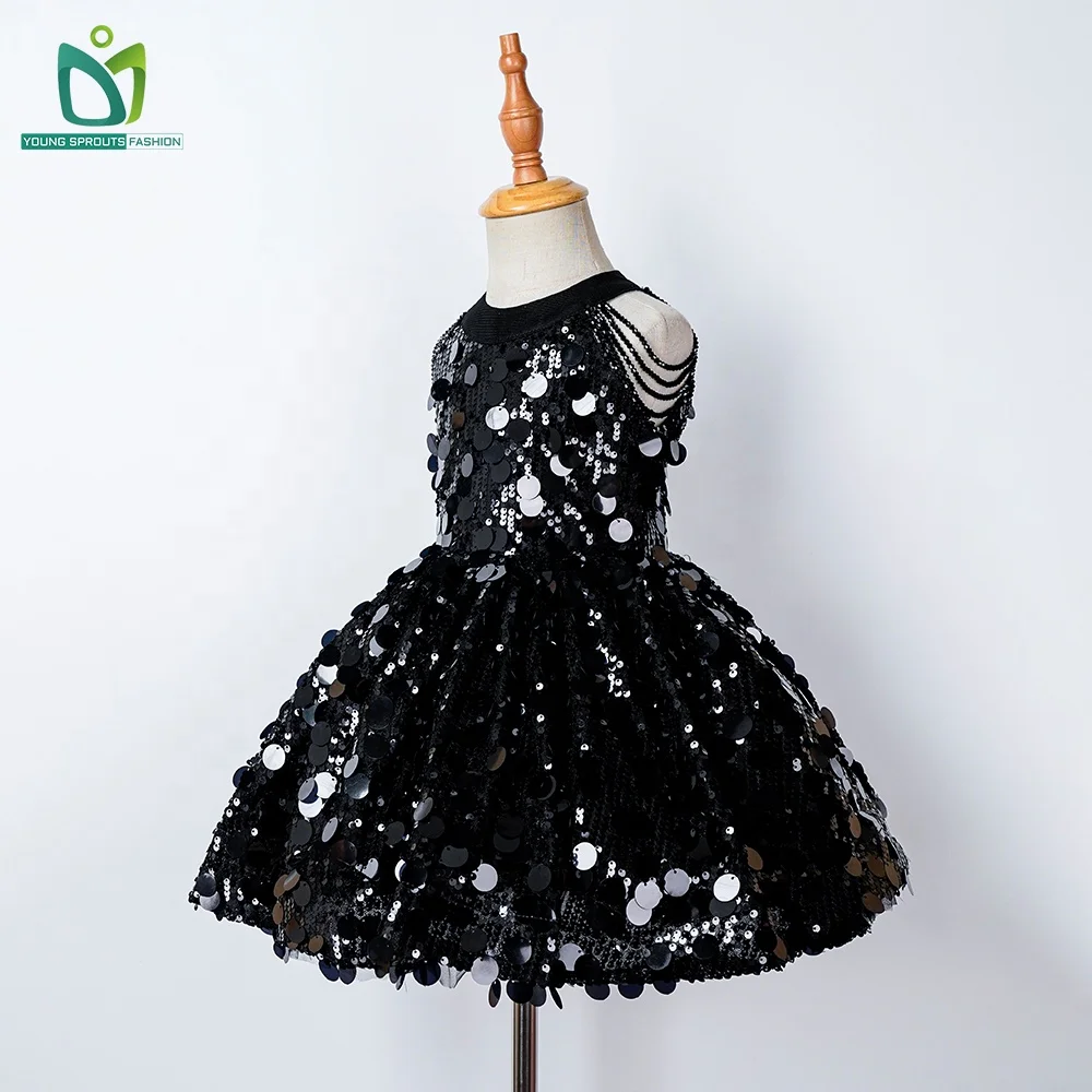 Kids Black 15 Years Princess Children Dress For Girls Dresses