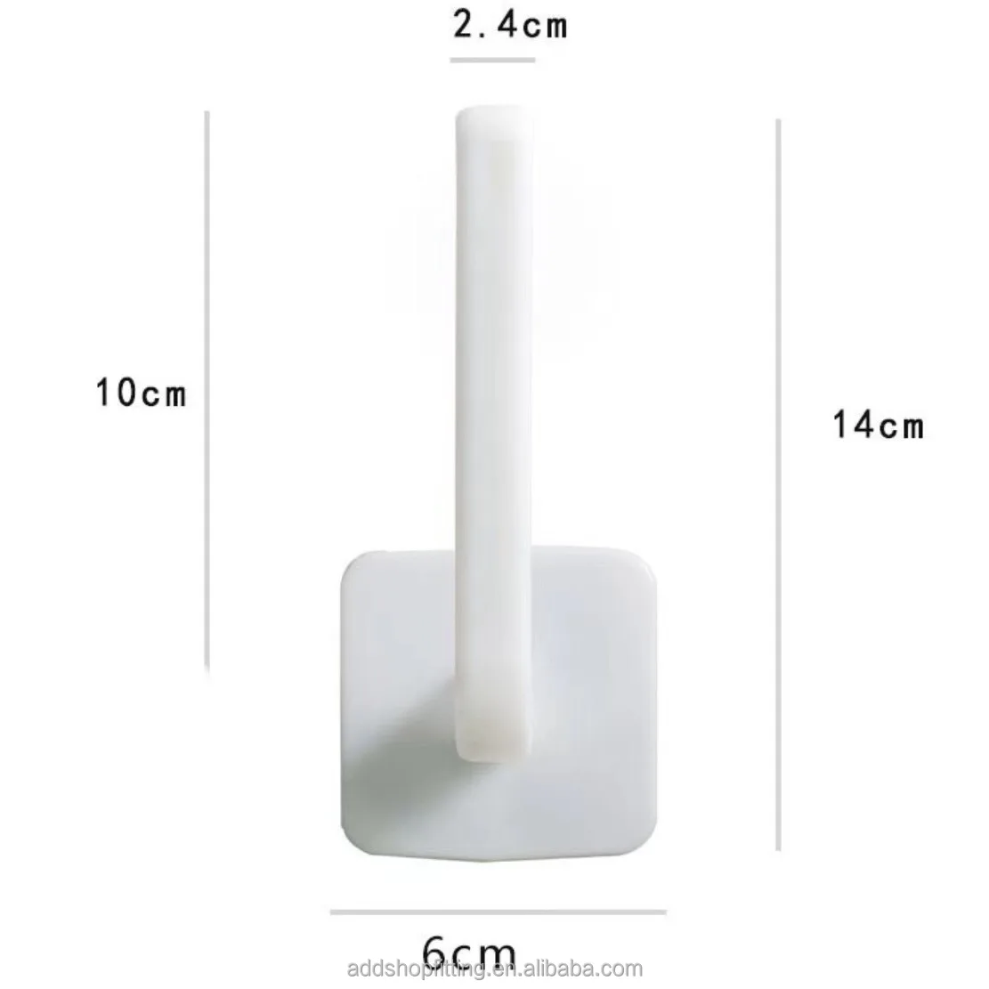 Multifunctional self-adhesive Organizer PP plastic Tissue Paper Towels wall holder