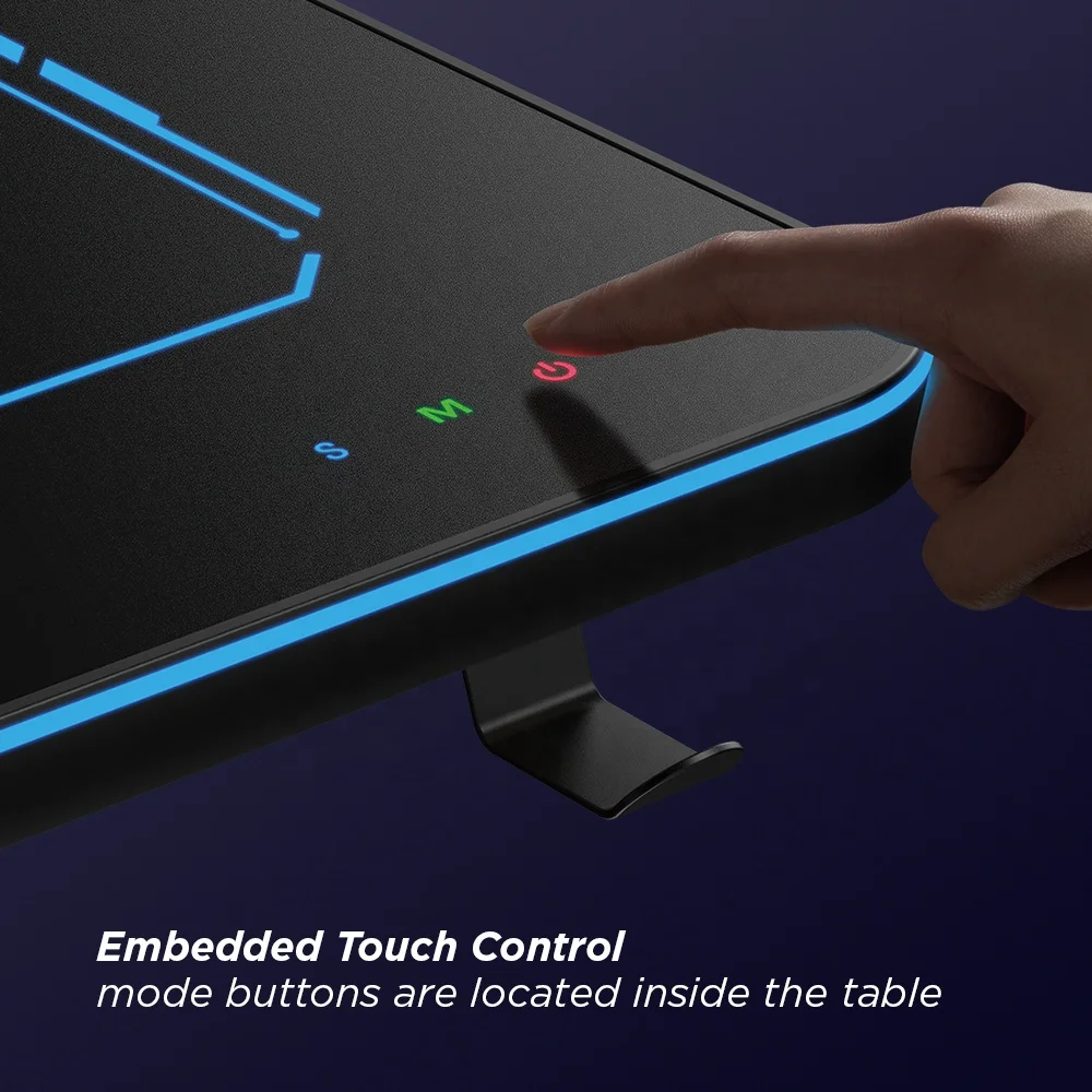 BLD02-126 Gaming Desk Custom Original Design Computer Table Wholesale Ergonomic Black Gaming Game Desk for Computer PC