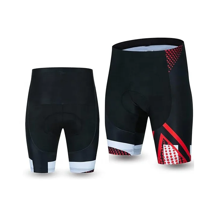 Cycling Shorts with 4D Gel Padding 2 Side Pockets 4 Way Stretch Anti-Slip Silicone Customizable Logo-Per Demand OEM Service