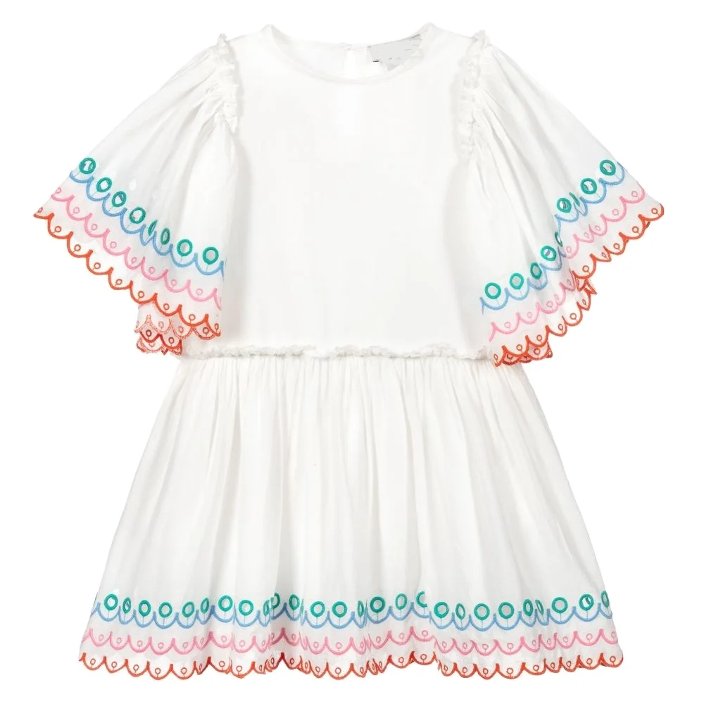 New fashion casual kids frock 100% cotton Wholesale Girls Children Suitable Cotton Frock Designs from bangladesh